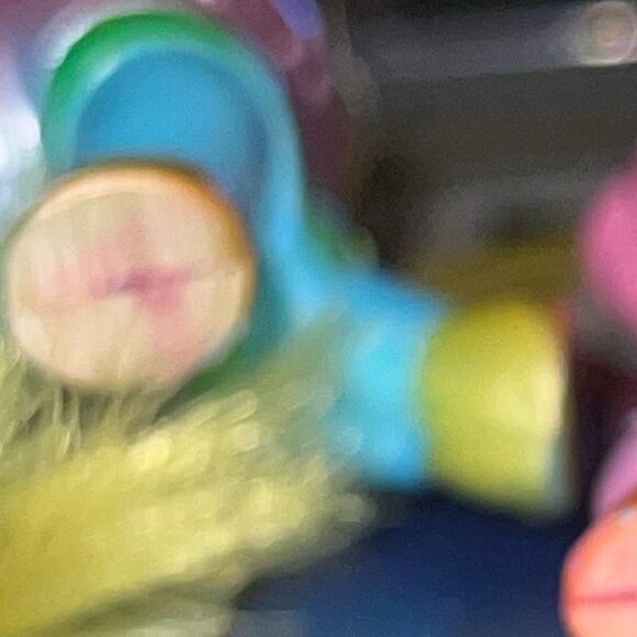 2 Vintage Tara Toy Carnival Carousel Pony Hair Tails Miniature Figure 2” - Picture 3 of 4